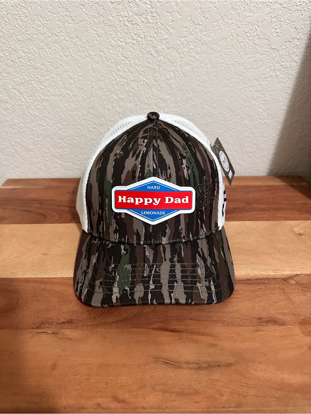 Happy Dad Hard Lemonade Realtree Trucker Hat NWT